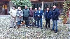 Promotores de la nueva entidad durante la presentaci�n del proyecto en el Centro do Vi�o da Ribeira Sacra