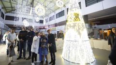 Este mi�rcoles se inaugur� la iluminaci�n navide�a de la Praza de Abastos de Lugo