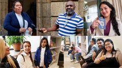 Blanca Arroyo, Elhoussein, Evelyn, Carolina Zapata, Isadora y Fernando.