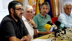 Ricardo P�rez -segundo por la izquierda- es el coordinador del proyecto. 