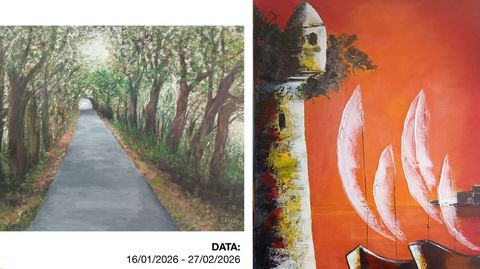 Imaxes promocionais da exposici�n que se poder� ver en Baio