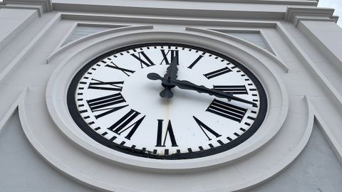 Puesta en marcha del reloj del Concello de Ferrol