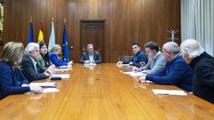 Reuni�n de la Junta de Gobierno de la Diputaci�n ourensana.