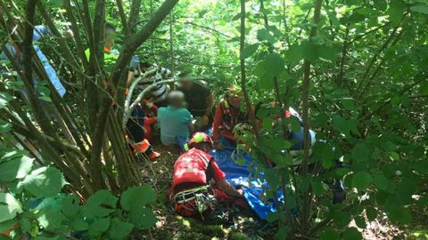 Rescate de monta�a en Aller