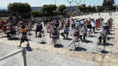 Despedida de los alumnos de segundo de bachillerato de A Pobra