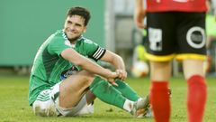 �lvaro Gim�nez, delantero del Racing de Ferrol