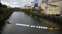 Las fotos de las principales protestas del 25-N en el sur de Lugo