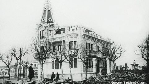 Casa Escudero, en A Coru�a. Una de las fotos que ilustran el calendario de la Asociaci�n de la Prensa de La Coru�a.