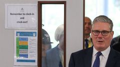 Keir Stramer, durante su visita al centro de Formaci�n Profesional�London South Bank Technical College.