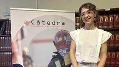 En la imagen, la profesora de la EPEF Sonia Zaragoza