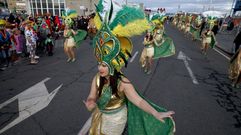 Desfile de carnaval en Pobra do Carami�al