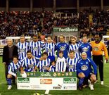 La afici�n arrop� en todo momento al equipo deportivista.