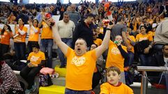 B�scate en las gradas del B�squet Coru�a - Breog�n