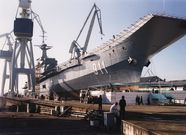 En la imagen, el portaaviones Chakri Naruebet