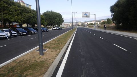 El ltimo tramo que ha entrado en servicio es el situado entre la glorieta de Caranza y el kilmetro 1,1 de la va