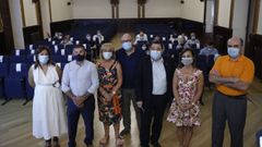 El equipo de gobierno de la CEO, en la reunion de la junta directiva