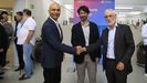 De izquierda a derecha, Vivek Mahajan, jefe de la oficina tecnol�gica de Fujitsu a nivel mundial: Lois Orosa, director del Cesga, y Gonzalo Romeo, jefe de producto de Fujitsu en Espa�a