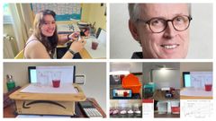 Facultad de Ciencias de la USC en Lugo. Pr�cticas de laboratorio en casa