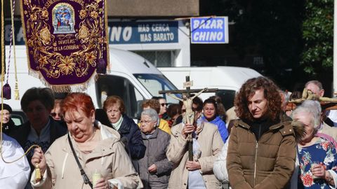 Viacrucis procesional de la parroquia de San Francisco Javier de A Coru�a