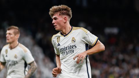 Nico Paz.Nico Paz, centrocampista del Real Madrid