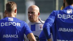 Luis C�sar Sampedro, durante su etapa en el Deportivo de A Coru�a.