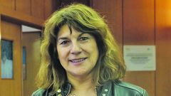 Beatriz Gonz�lez L�pez-Valc�rcel, en una conferencia en Ourense