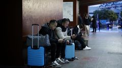 Tercera jornada de huelga en el transporte de viajeros por carretera en A Coruña