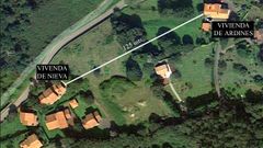 Las viviendas de Javier Ardines y Pedro Nieva, en una captura de Google Maps de Belmonte de Pr�a