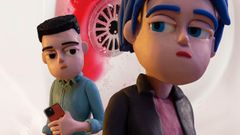 lex y Mar son los protagonistas de El mismo, el corto de Algaraba Animacin y Cosmo