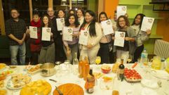 Acto de clausura dun curso de acollemento lingstico celebrado anos atrs
