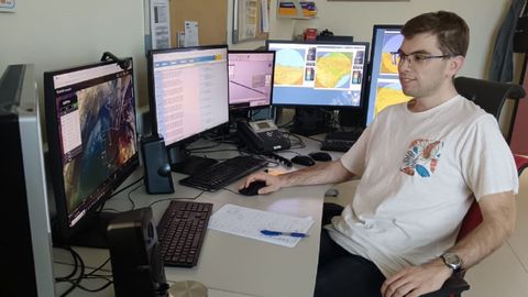 Adrián Naray, físico focense especialista en meteorología
