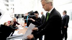 El l�der del xen�fobo Partido para la Libertad holand�s, Geert, Wilders, favorito en los comicios de marzo