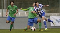 Ca�i, jugador del Fabril, en un partido ante el Ordes
