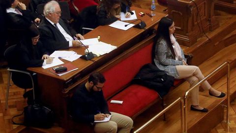 Los dos acusados del crimen de la Urbana, durante el juicio