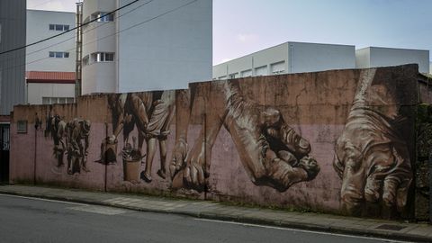 Mural en Noia