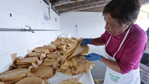 Puesto de la Festa da Filloa de Muimenta del 2025