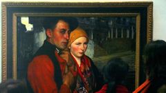 En la imagen, una obra de Sotomayor.