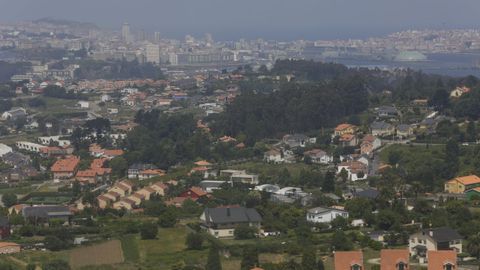Vista a�rea de Oleiros