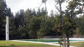 La piscina municipal de O Couto, a la espera ahora de la recepción de las obras. 