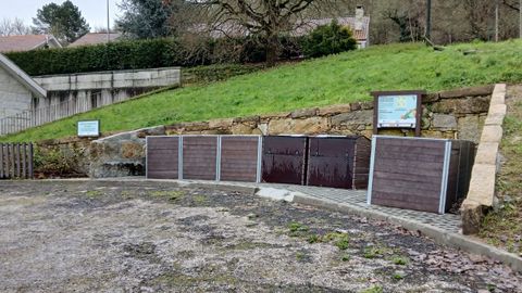 �rea de compostaje que dar� servicio al c�mping municipal de Allariz.