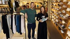 Angela Scheidgen, directora de Alfico, filial de New Balance en la pen�nsula Ib�rica, con su hermano Daniel, director de marketing de la compa��a.