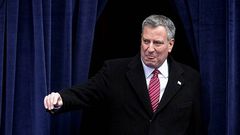 De Blasio, tomando posesi�n el 1 de enero