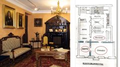Os tres piares. O sector cr�tico coa nova proposta museogr�fica que presente a casa museo de Emilia Pardo Baz�n v�n de recuperar os planos do inmoble orixinal, antes da actual reforma e da que se levou a cabo nos anos 70. Piden que se mante�an tres estancias: o despacho, o recibidor e o sal�n-comedor, na imaxe de arriba. kopa