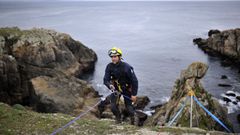 Foto de archivo de un simulacro de rescate que hab�an realizado los bomberos en la zona de Penencia