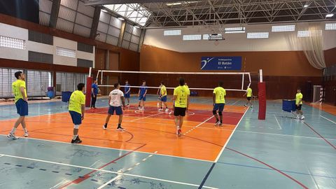 Entrenamiento del equipo de San Sadurni&ntilde;o en Las Palmas. 