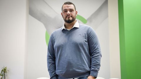 David Rodrguez  o presidente da asociacin cultural Canellas.