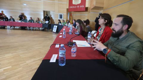 Disposicin de los concejales durante el pleno de la mocin de censura.