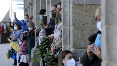 Cientos de personas de animaron a participar de la bendicin y procesin.