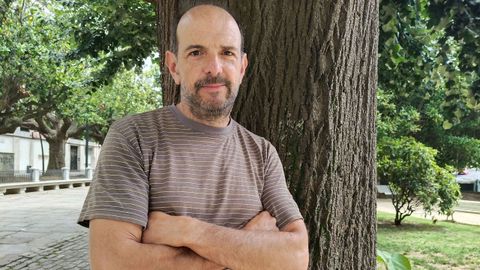 Miguel Teixido, gerente de Seitura 22 y coordinador de N&oacute; Rural, ayer en Ferrol.