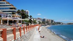 Vista de la playa de Benalm�dena